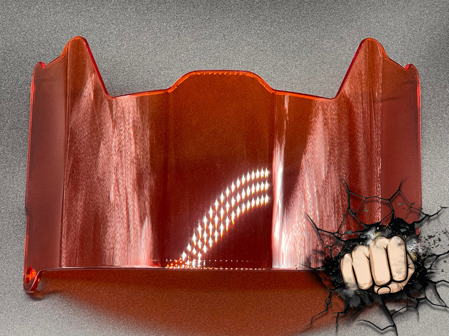 Clear Orange Full Size Helmet Visor Replica/Speed/Flex Compatible