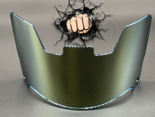 Military Gold Chrome mirror Full Size Helmet Visor Replica/Speed/Flex Compatible