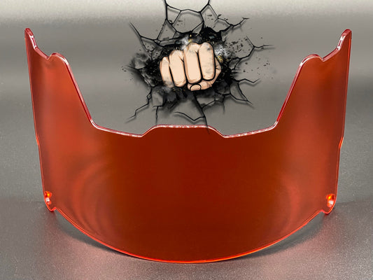 Clear Orange Full Size Helmet Visor Replica/Speed/Flex Compatible